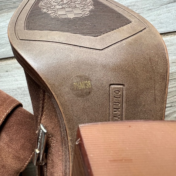 Vince Camuto Gidgey Western Suede Ankle Booties - Picture 7 of 7